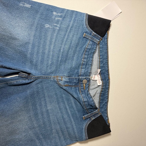 ISABEL MATERNITY JEANS WOMENS SIZE 6 UNDER BELLY STRETCH STRAIGHT LEG 90S Y2K - Picture 6 of 15